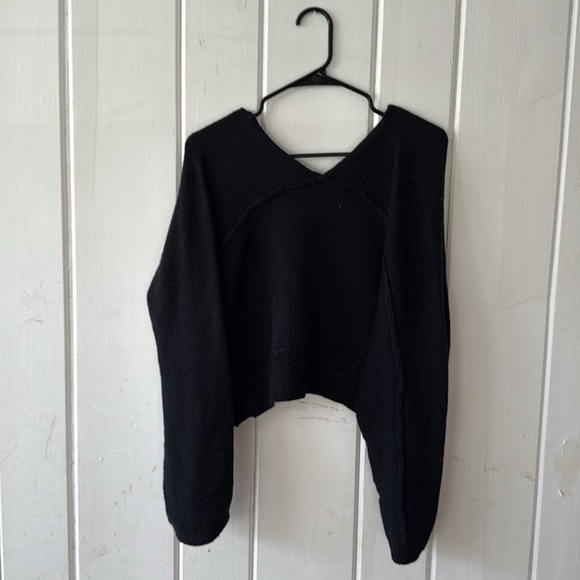 Black cropped cardigan - Picture 2 of 2